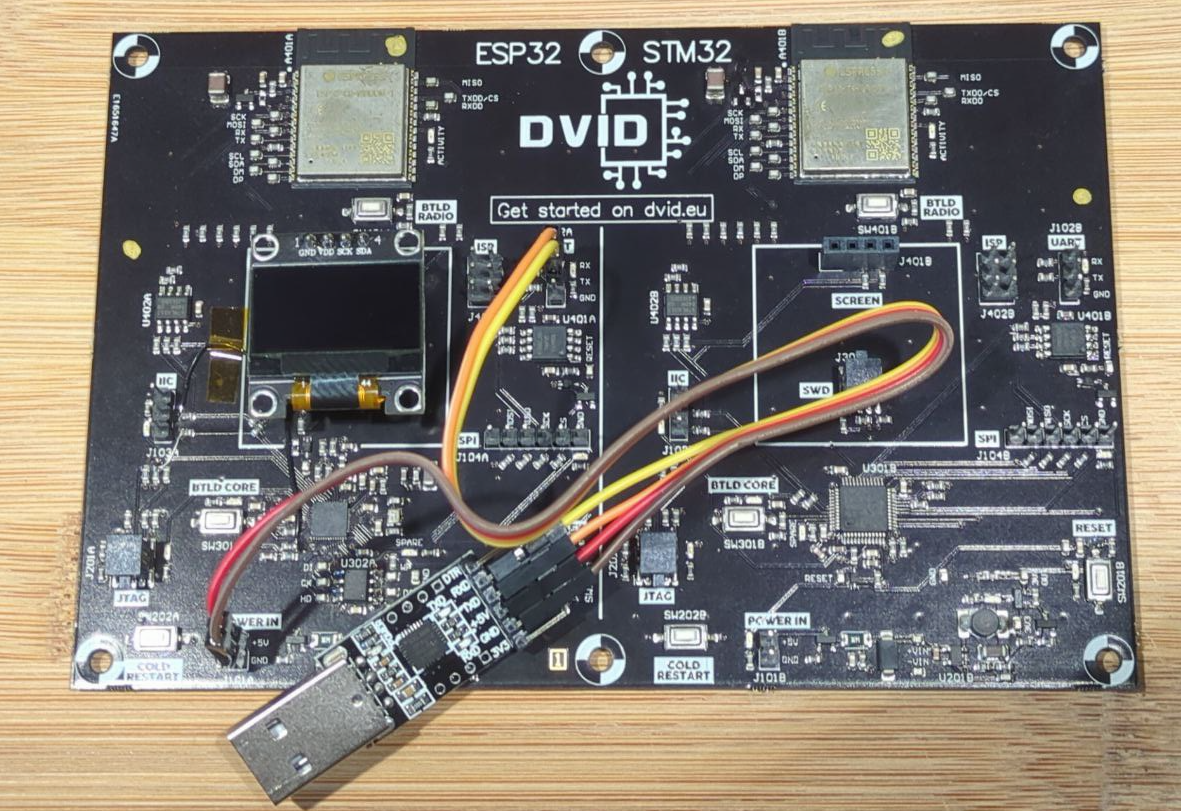 UART Dongle Connected ESP32